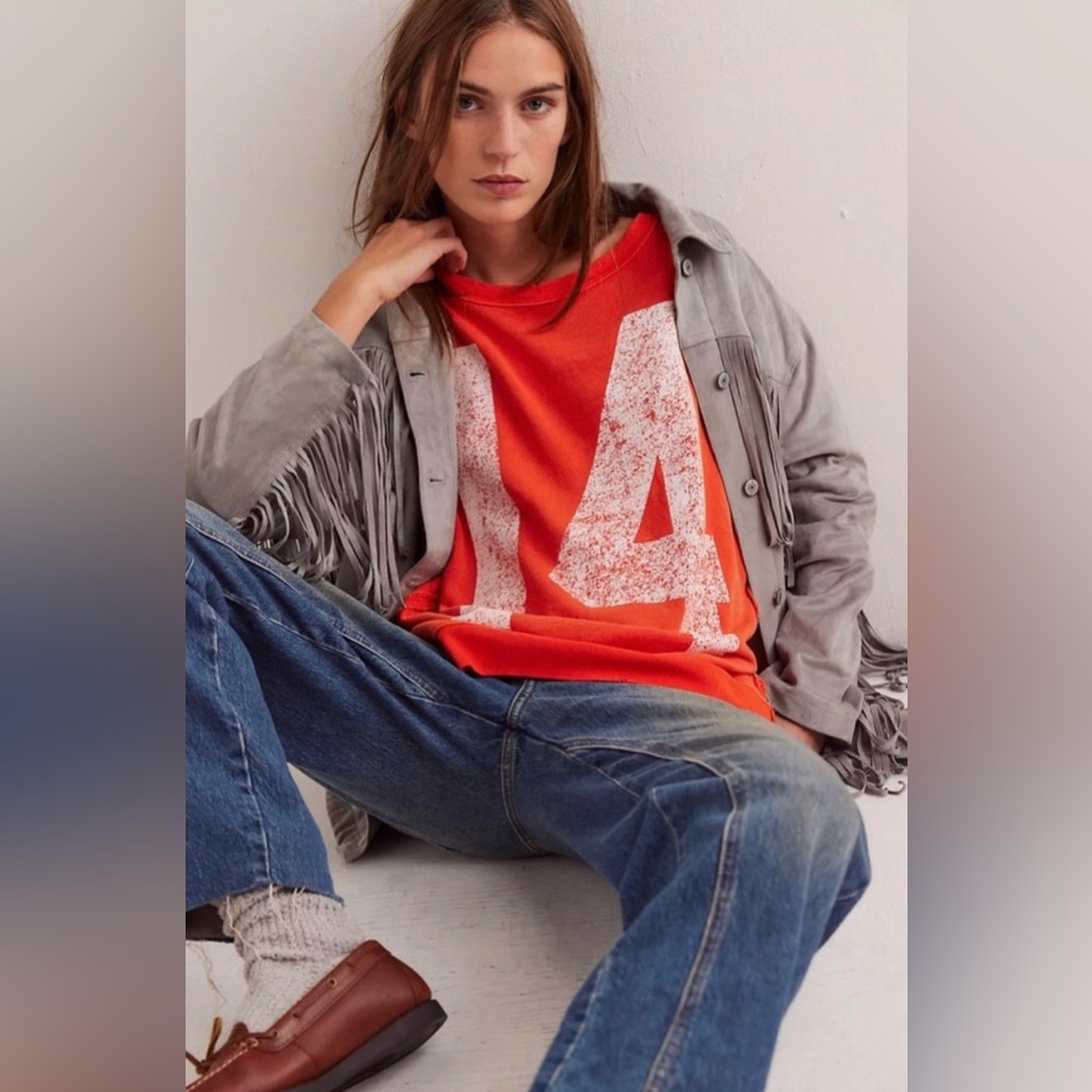 NWT FREE PEOPLE WE THE FREE GRAPHIC CAMDEN